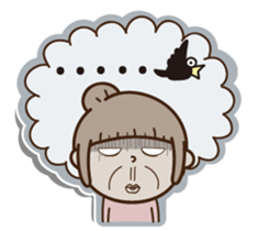 Apple Girl no.2 sticker #15883197