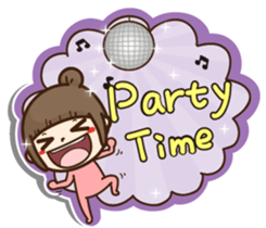 Apple Girl no.2 sticker #15883199