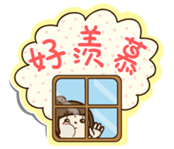Apple Girl no.2 sticker #15883201