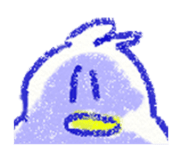 red bull and grean cat and blue bird,3rd sticker #15883370