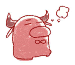 red bull and grean cat and blue bird,3rd sticker #15883393