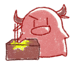 red bull and grean cat and blue bird,3rd sticker #15883395