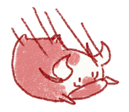 red bull and grean cat and blue bird,3rd sticker #15883399