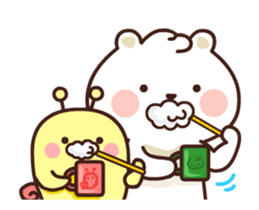 dou wha & mochi (In love) sticker #15883974