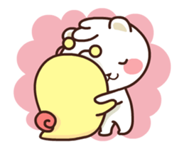 dou wha & mochi (In love) sticker #15883976