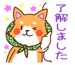 [Working dog] Shiba Inu 1 sticker #15884559