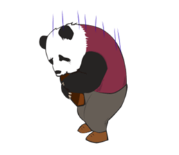 cool panda style 2 sticker #15885301