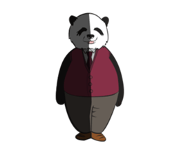 cool panda style 2 sticker #15885316