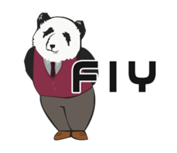 cool panda style 2 sticker #15885323