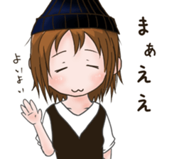 Tagarijyoshi-no-nichijyou sticker #15885570