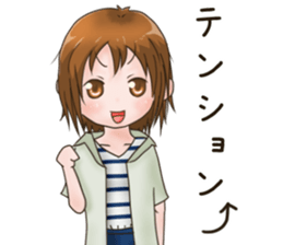 Tagarijyoshi-no-nichijyou sticker #15885579