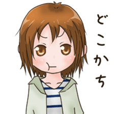 Tagarijyoshi-no-nichijyou sticker #15885580