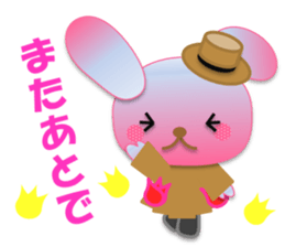 Rabbit and bear daily(Tulip) sticker #15885915