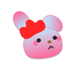 Rabbit and bear daily(Tulip) sticker #15885923