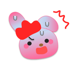 Rabbit and bear daily(Tulip) sticker #15885925