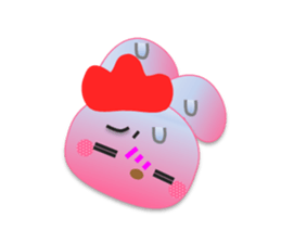 Rabbit and bear daily(Tulip) sticker #15885926