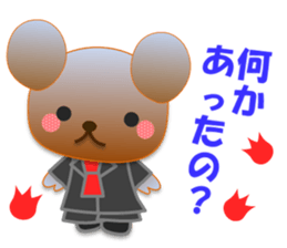 Rabbit and bear daily(Tulip) sticker #15885934