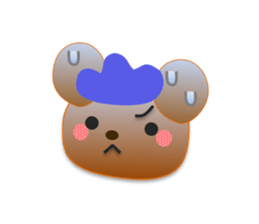 Rabbit and bear daily(Tulip) sticker #15885939