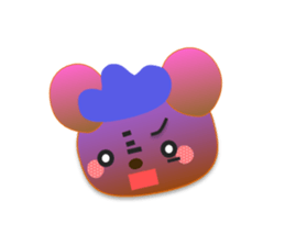 Rabbit and bear daily(Tulip) sticker #15885940