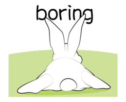 The daily routine of rabbits - 2 sticker #15886052