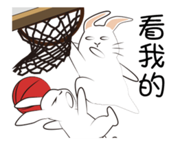 The daily routine of rabbits - 2 sticker #15886065