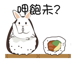 The daily routine of rabbits - 2 sticker #15886071