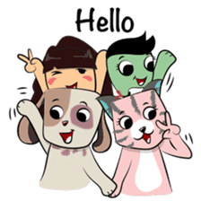 Charley and Bubu best date sticker #15886330