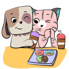 Charley and Bubu best date sticker #15886334