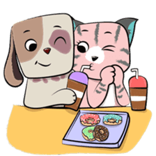 Charley and Bubu best date sticker #15886334