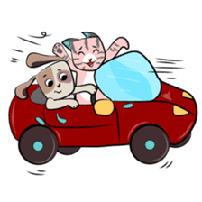 Charley and Bubu best date sticker #15886339