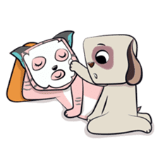 Charley and Bubu best date sticker #15886341