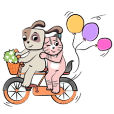 Charley and Bubu best date sticker #15886345