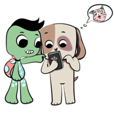 Charley and Bubu best date sticker #15886347