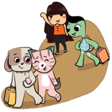 Charley and Bubu best date sticker #15886349