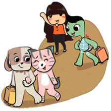 Charley and Bubu best date sticker #15886349