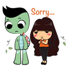 Charley and Bubu best date sticker #15886352