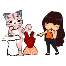 Charley and Bubu best date sticker #15886363