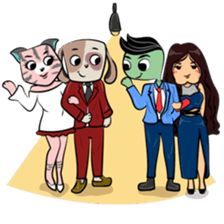 Charley and Bubu best date sticker #15886364