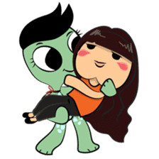 Charley and Bubu best date sticker #15886367