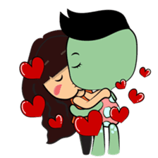 Charley and Bubu best date sticker #15886368