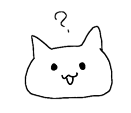 A cat whose hands are growing frequently sticker #15886971