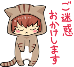 Sticker for a person who is always late sticker #15887124