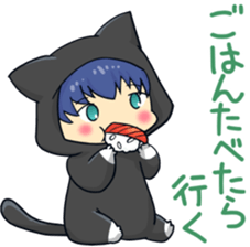 Sticker for a person who is always late sticker #15887140