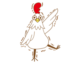 ABC-Chicken sticker #15887156