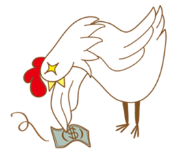 ABC-Chicken sticker #15887159
