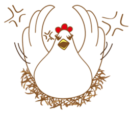 ABC-Chicken sticker #15887166