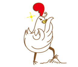 ABC-Chicken sticker #15887167