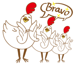 ABC-Chicken sticker #15887172