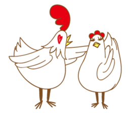 ABC-Chicken sticker #15887184