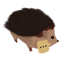 Tiny Hedgehog sticker #15887930